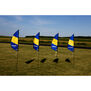3.5 ft FPV Boundry Marker Flag(4) with Stakes, Horizon Logo