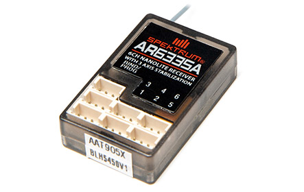 Spektrumâ„¢ AR6335A Flybarless Controller with AS3X Technology