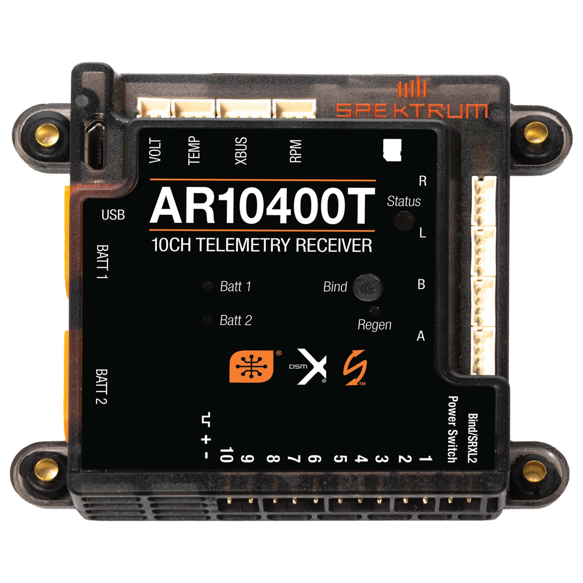 AR10400T 10-Channel PowerSafe Telemetry Receiver